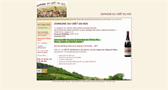 Desktop Screenshot of cret-du-ris.com